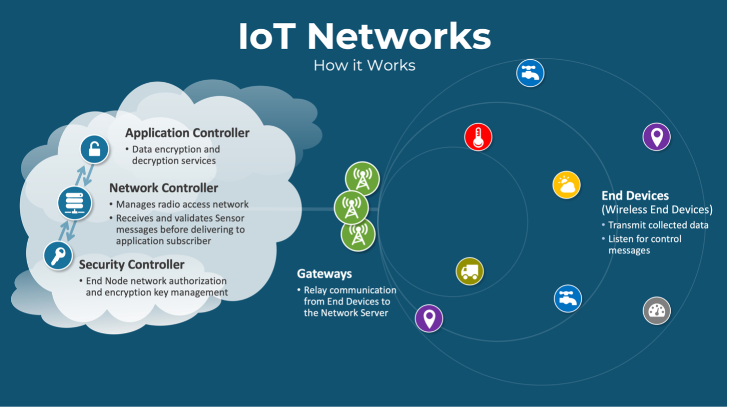 explaining an IoT network for garden project